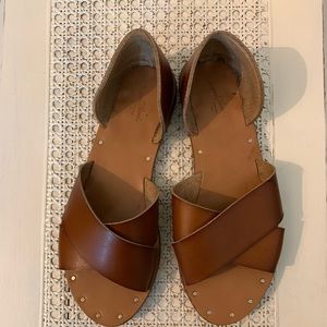 Cognac sandal